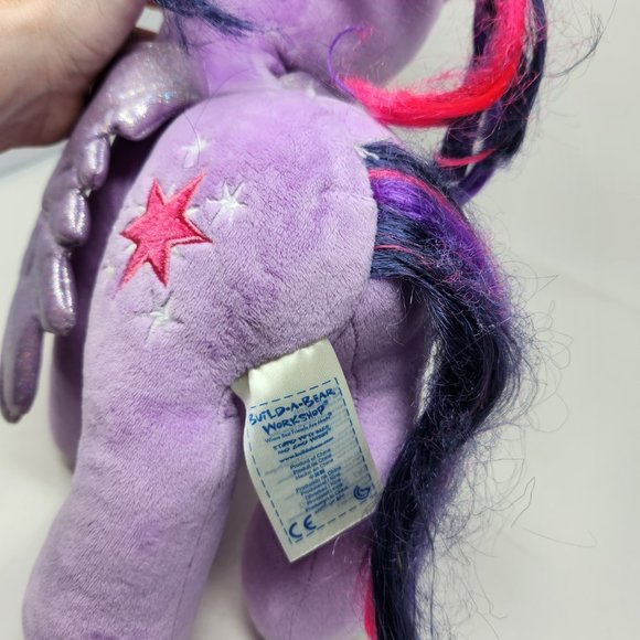 My Little Pony TWILIGHT SPARKLE 16” PLUSH DOLL Build A Bear Workshop MLP Ponies - Picture 12 of 16